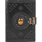 Immart Global LLC Leather Journal - C-Lock - Black - 7x5 in