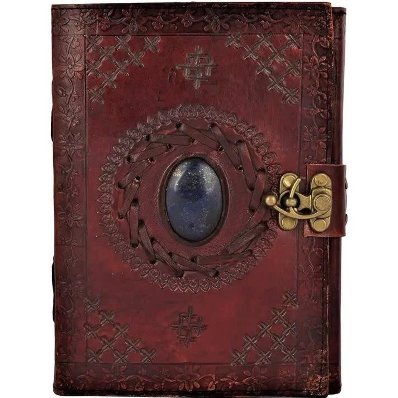 Immart Global LLC Leather Journal - C-Lock - Brown - 7x5 in