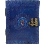 Immart Global LLC Leather Journal - C-Lock - Dark Blue - 7x5 in