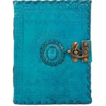 Immart Global LLC Leather Journal - C-Lock - Ocean Blue - 7x5 in