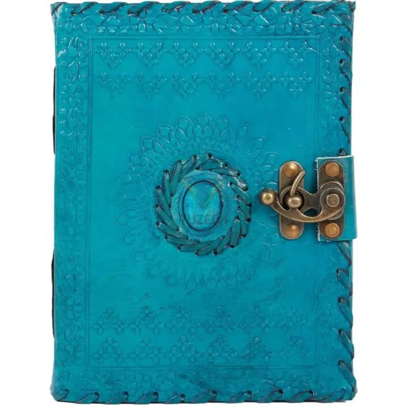 Immart Global LLC Leather Journal - C-Lock - Ocean Blue - 7x5 in
