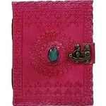 Immart Global LLC Leather Journal - C-Lock - Pink - 7x5 in