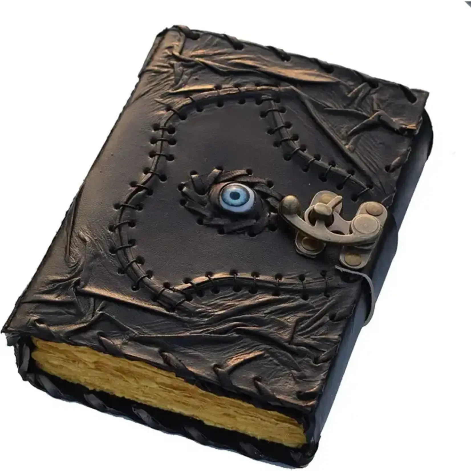 Immart Global LLC Leather Journal - Hocus Pocus - Black - 7x5 in