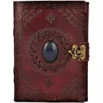 Immart Global LLC Leather Journal - Luck Stone - Brown - 8 in