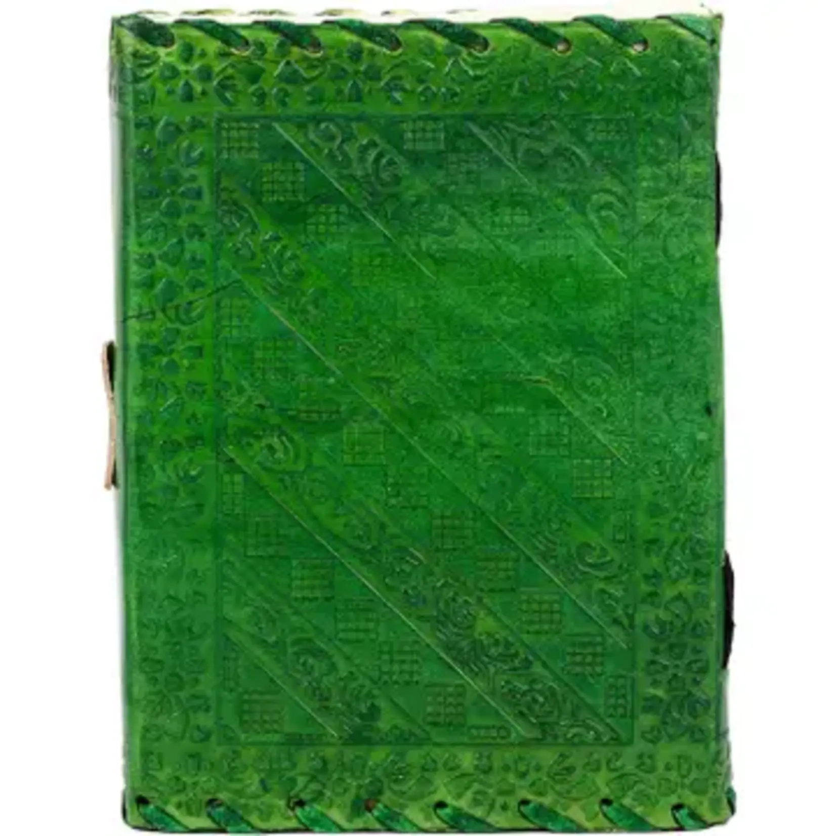 Immart Global LLC Leather Journal - Luck Stone - Green - 8 in