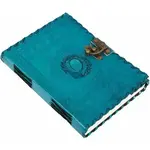 Immart Global LLC Leather Journal - Luck Stone - Ocean Blue - 8 in