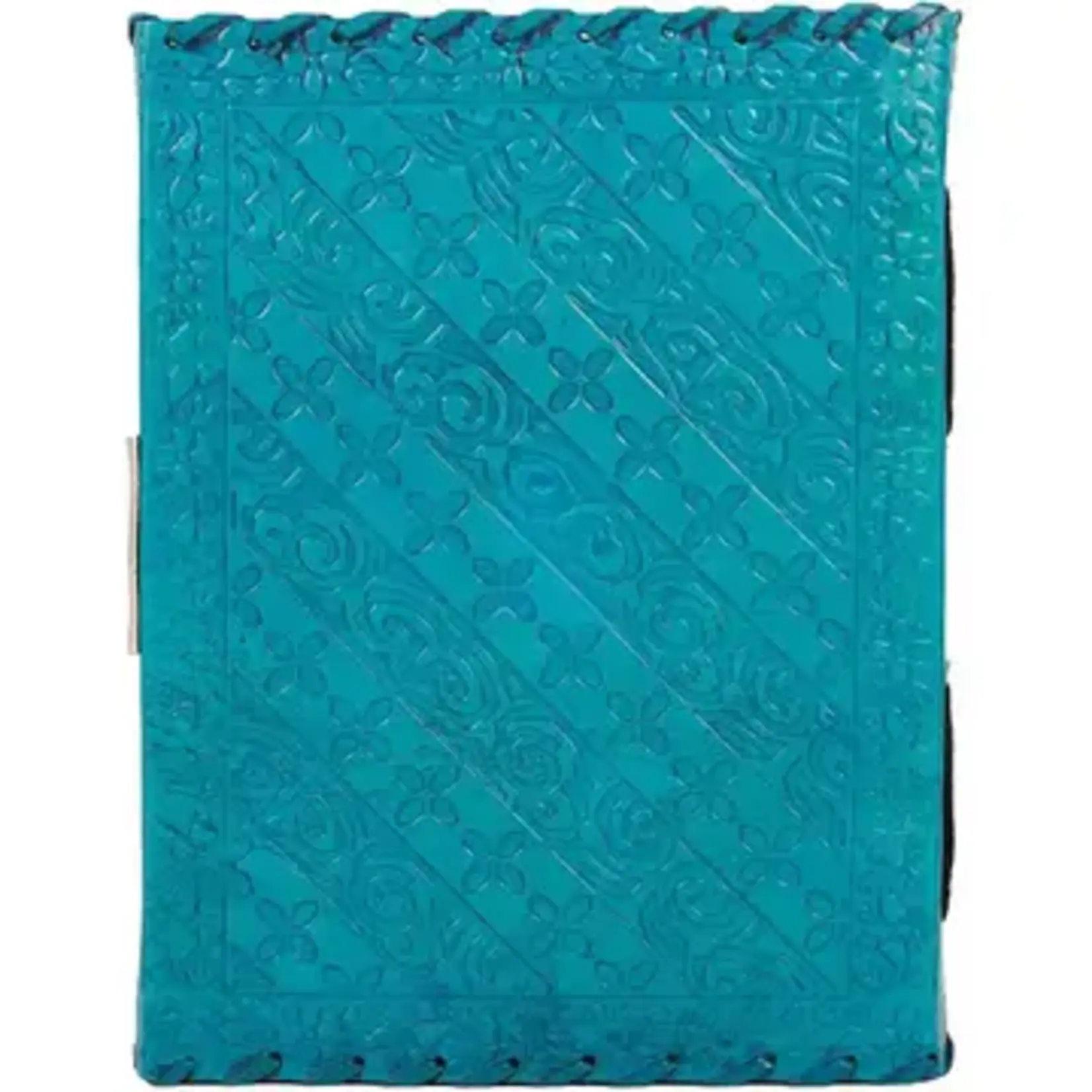 Immart Global LLC Leather Journal - Luck Stone - Ocean Blue - 8 in