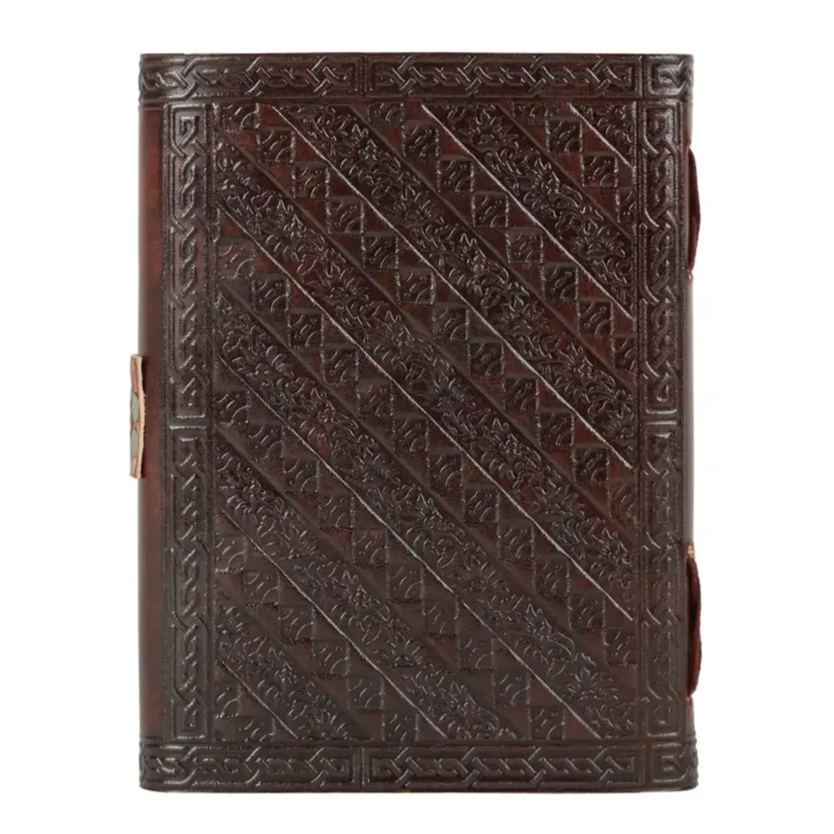 Immart Global LLC Leather Journal - Tree of Life with Wolves - 7x5 in