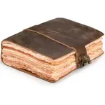 Immart Global LLC Leather Journal - Side Lock - Brown - 8x6 in