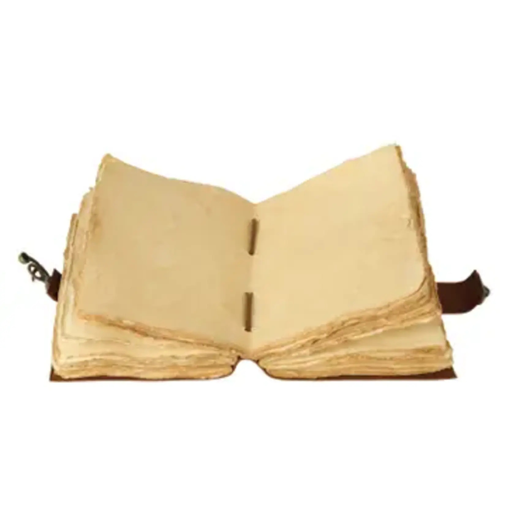 Immart Global LLC Leather Journal - Side Lock - Brown - 8x6 in