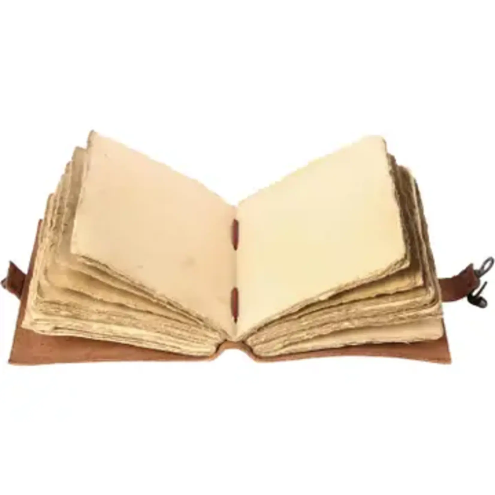 Immart Global LLC Leather Journal - Side Lock - Red - 8x6 in
