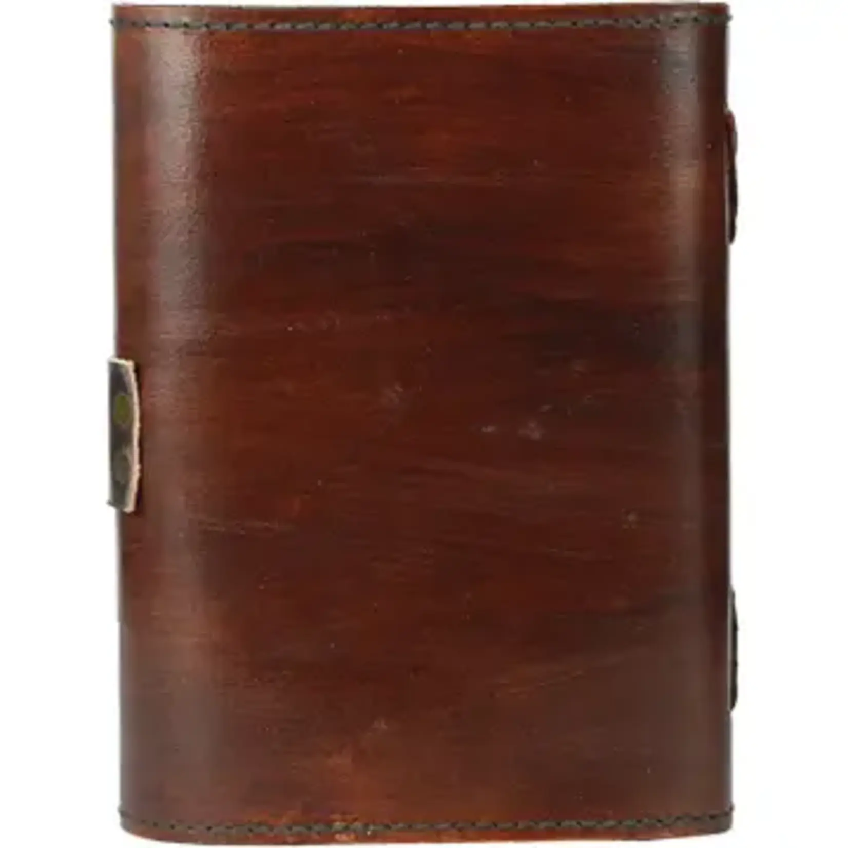 Immart Global LLC Leather Journal - Skeleton Key Grimoire - Deckle Edge - 7x5 in