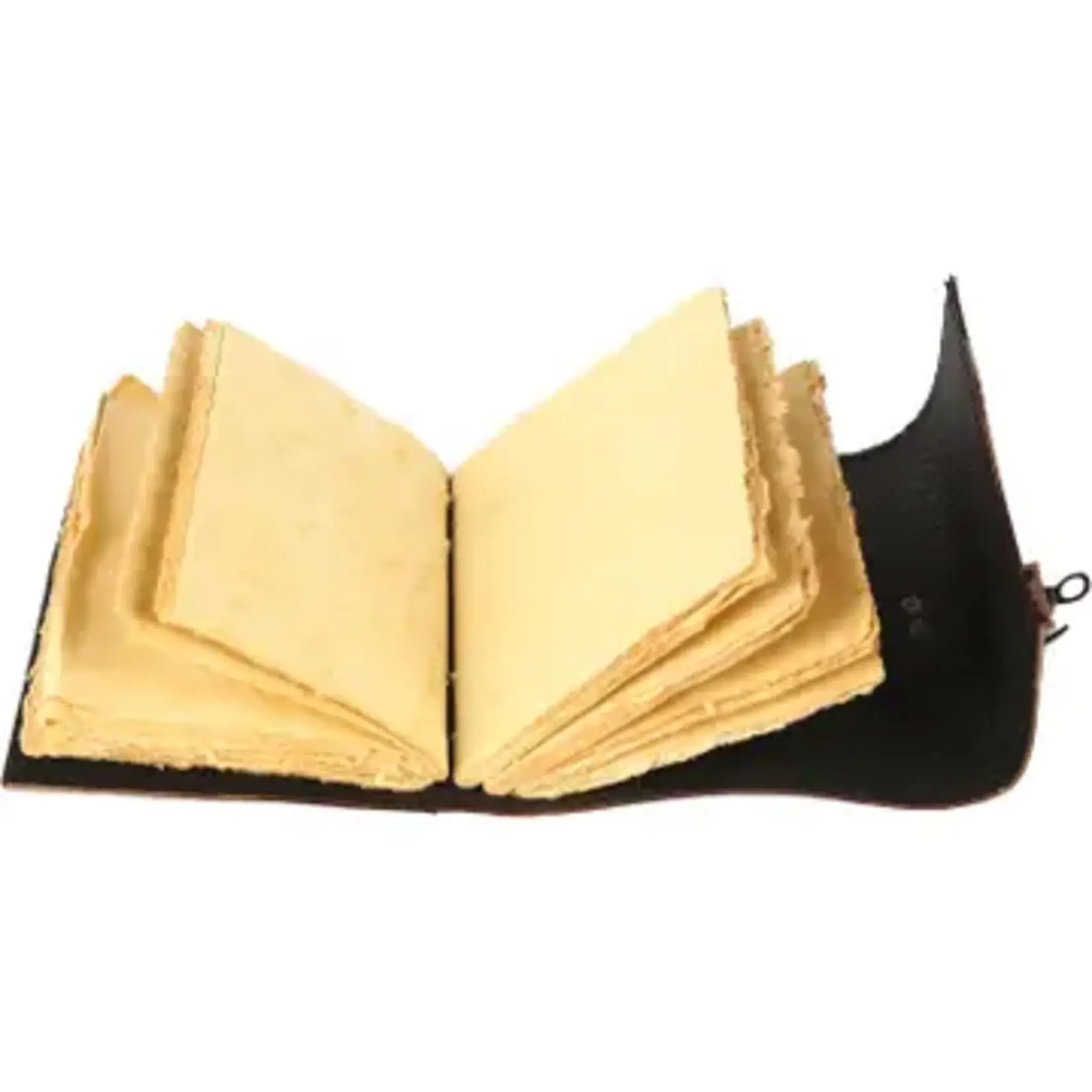 Immart Global LLC Leather Journal - Skeleton Key Grimoire - Deckle Edge - 7x5 in