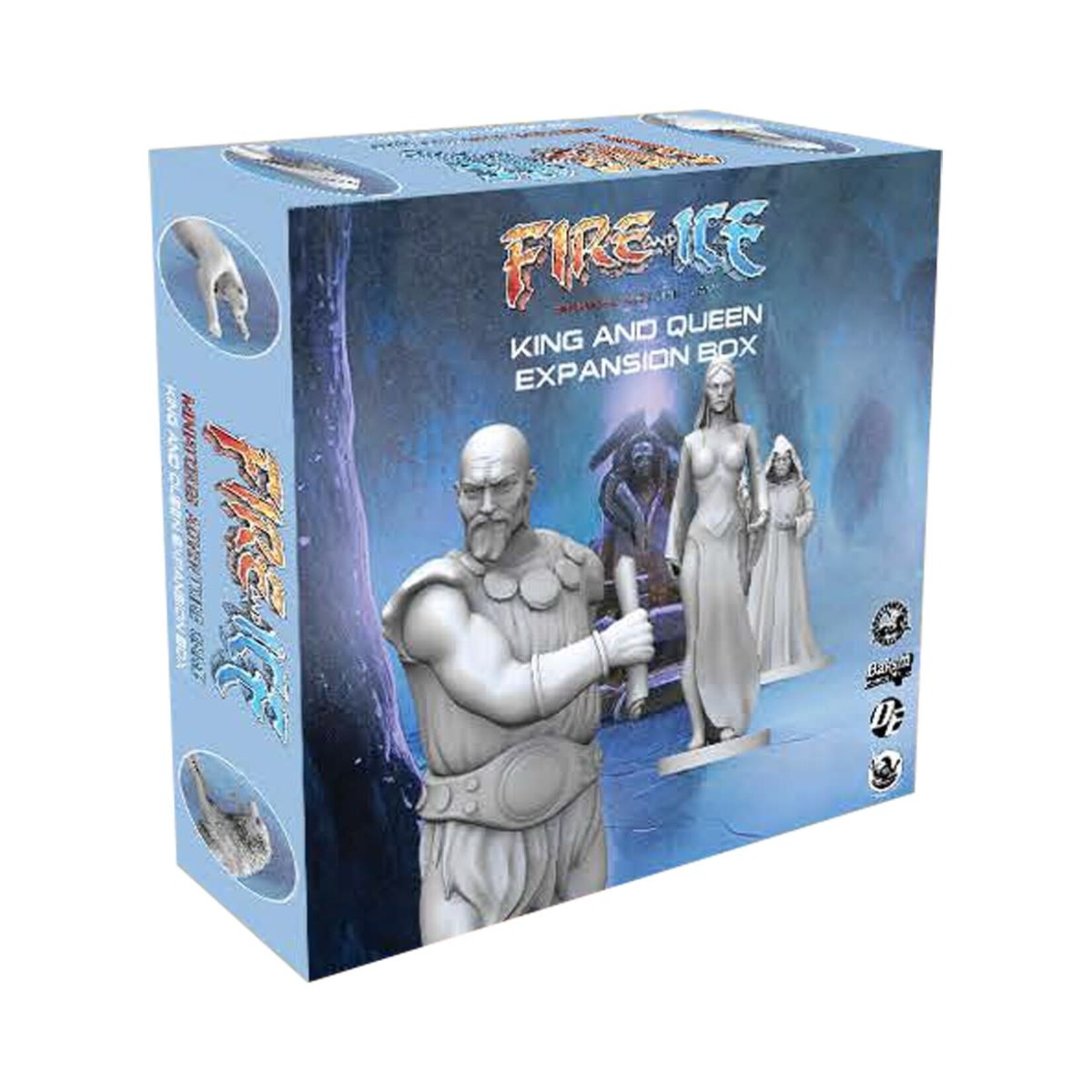 Dynamite Frazetta Fire and Ice Miniatures Adventure Game: King and Queen Expansion