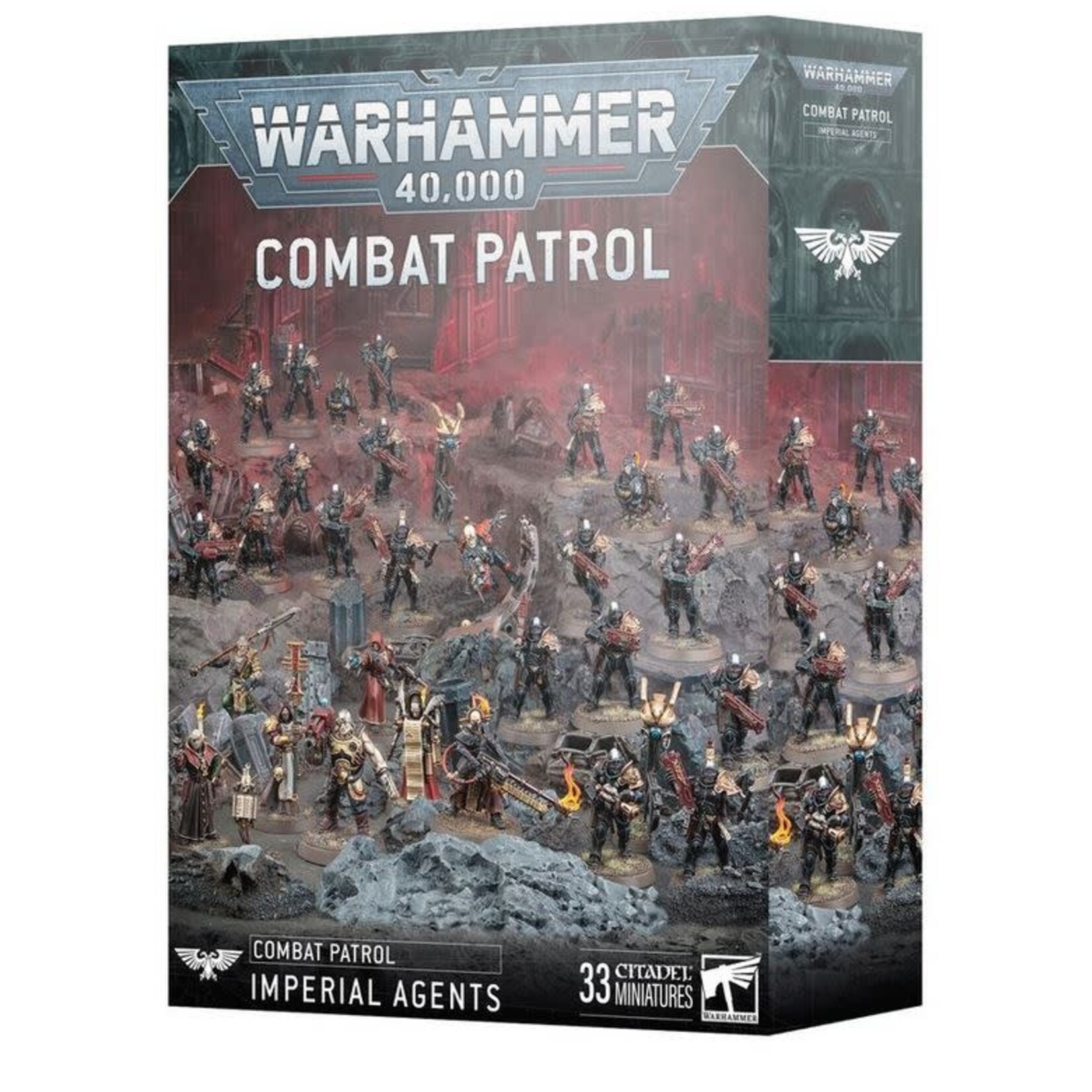 #10477 Warhammer 40K: Imperial Agents Combat Patrol Dragon Cache Used Game