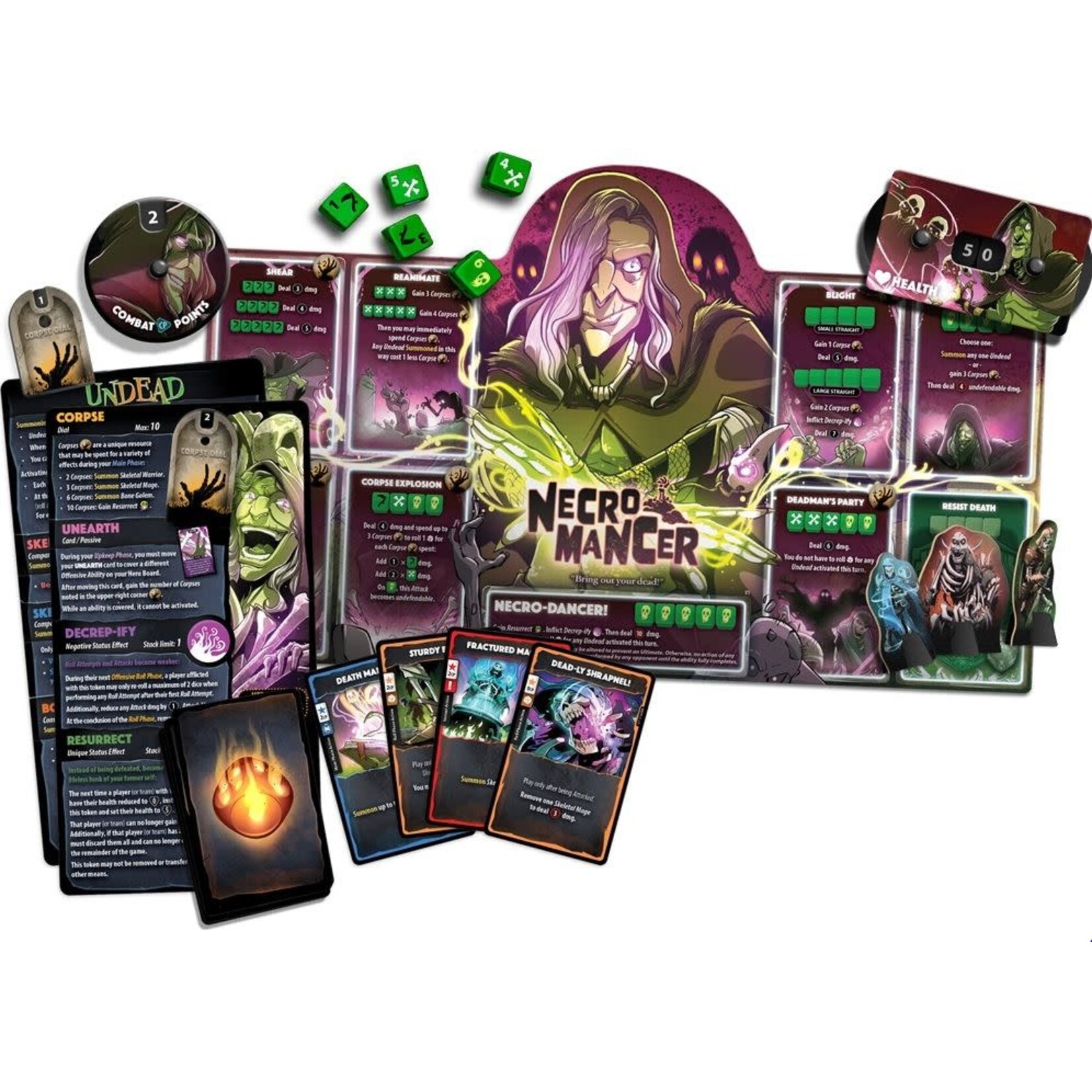 Dice Throne Hero Pack - Necromancer