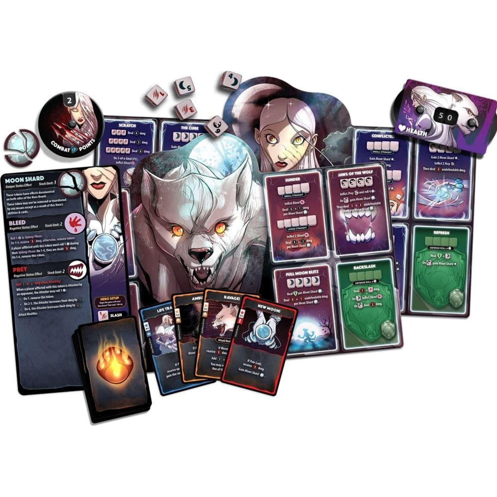 Dice Throne Hero Pack - Pale Lady