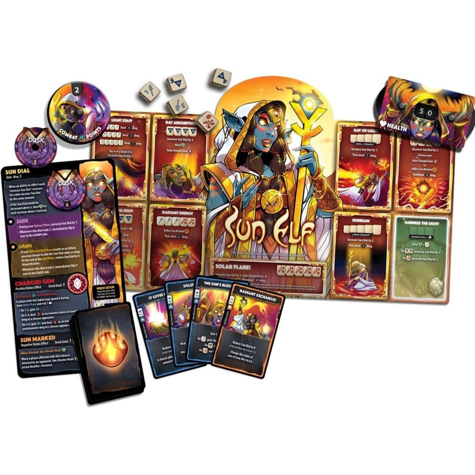 Dice Throne Hero Pack - Sun Elf