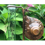 Rain Gauge - Copper Snail Stake