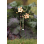 Rain Gauge - Ceramic Apple Blossom Stake