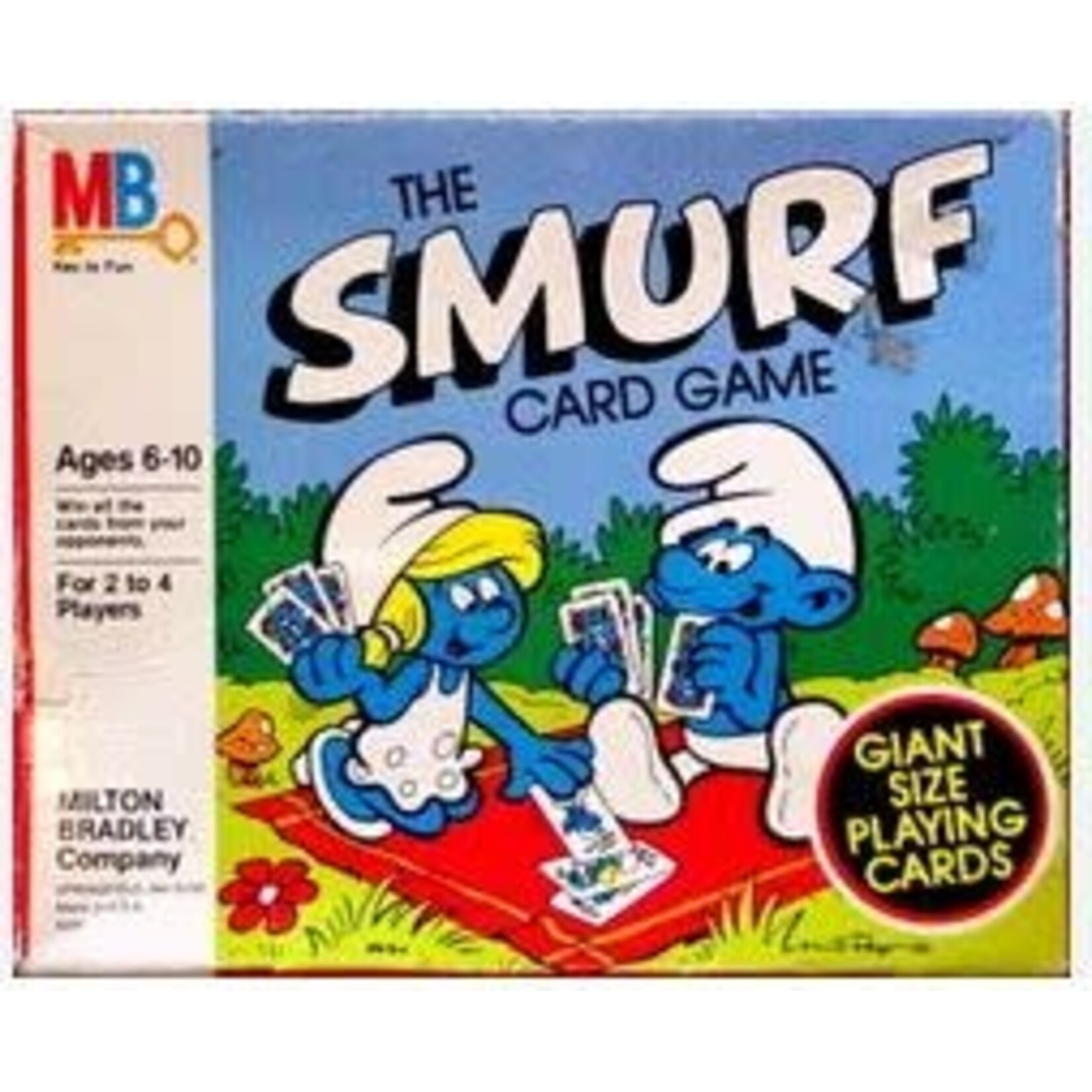 #10437 The Smurf Card Game Dragon Cache USed Game