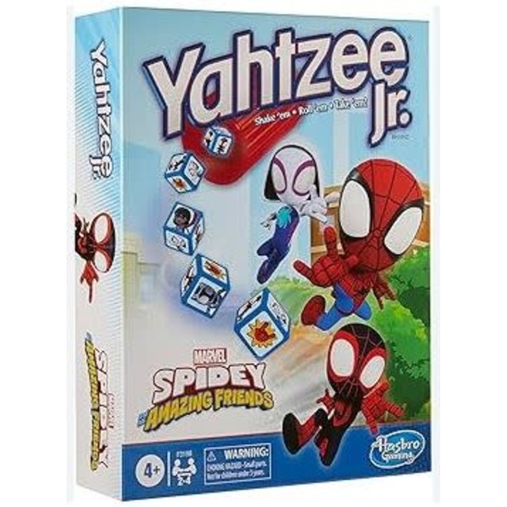 #10434 Yahtzee Jr. Marvel Spidey Amazing Friends Dragon Cache Used Game