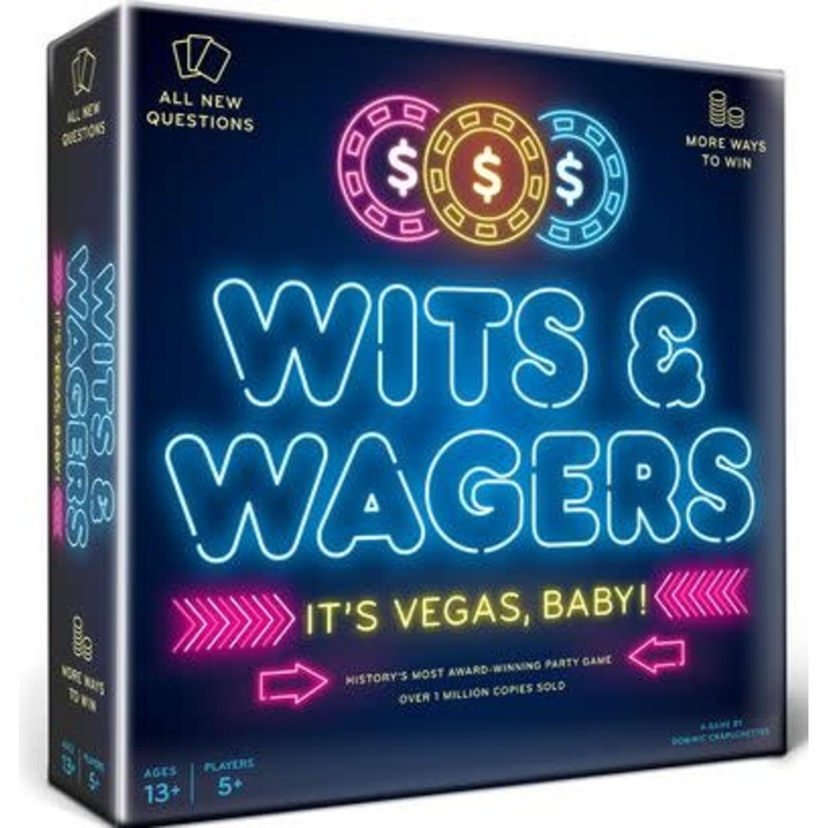 #10432 Wits & Wagers: Its Vegas Baby Dragon cache Used Game