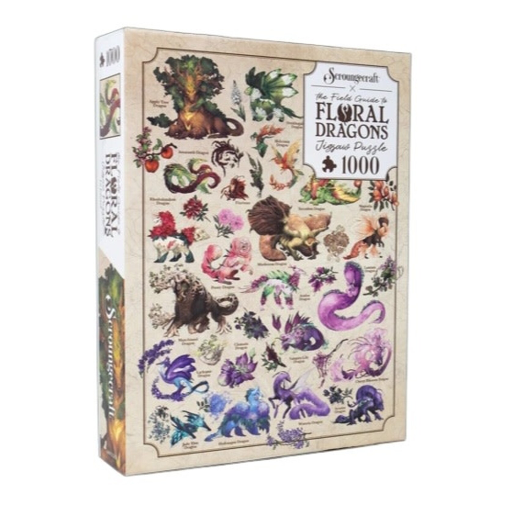 The Field Guide to Floral Dragons (5E D&D): Dragons 1000 Piece Puzzle