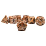 Chessex Speckled Rust/black | 7 Die Polyhedral Dice Set | 25333