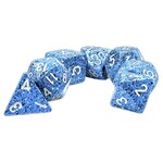 Chessex Speckled Ocean Stone/White | 7 Die Polyhedral Dice Set | 25376