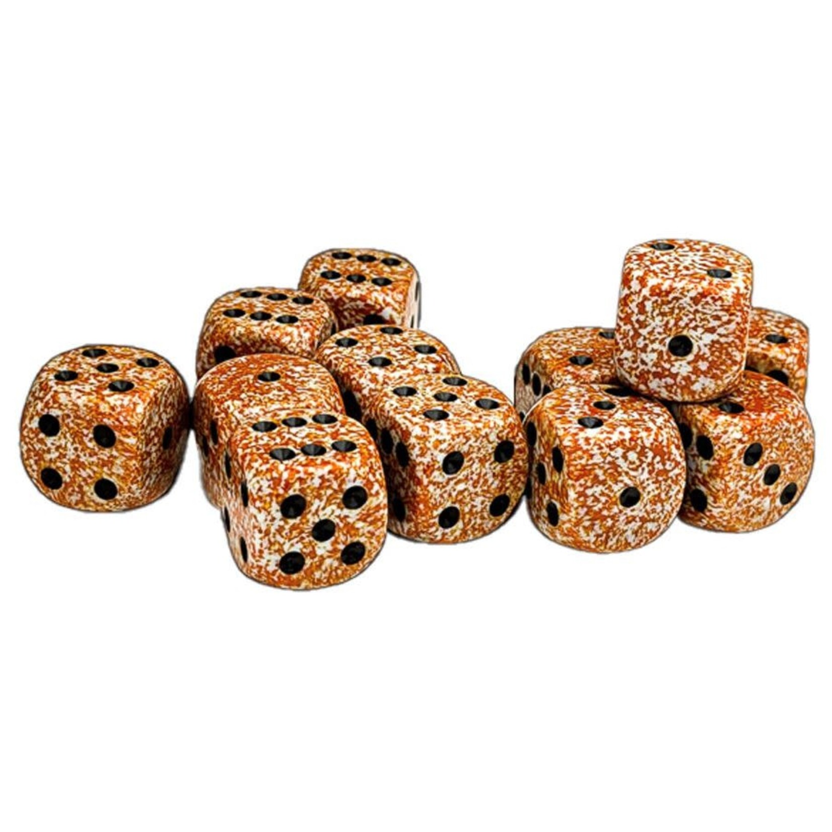 Chessex Speckled Rust | 16mm d6 Dice Block (12 dice) | 25733