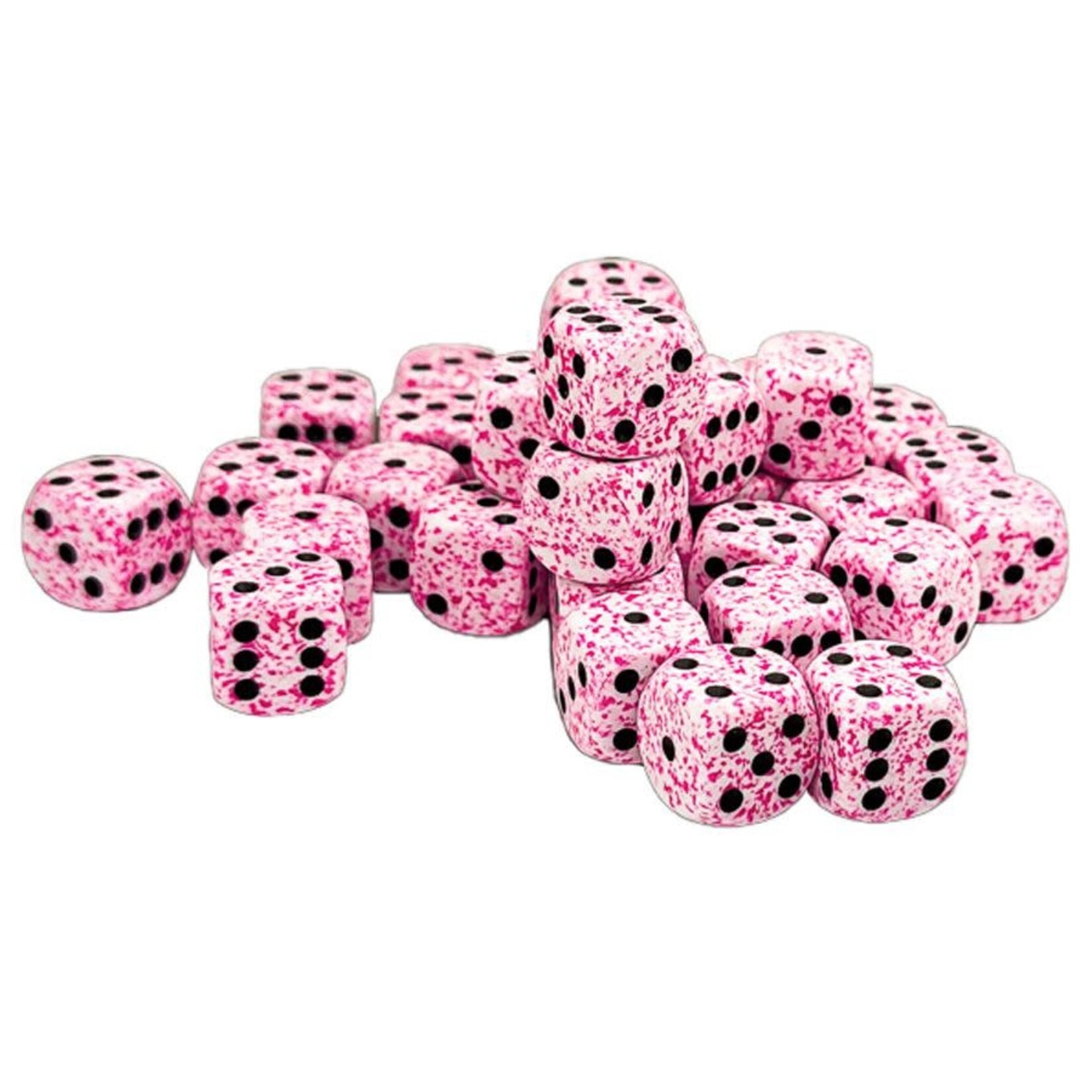 Chessex Speckled Pink  | 12mm d6 Dice Block (36 dice) | 25954