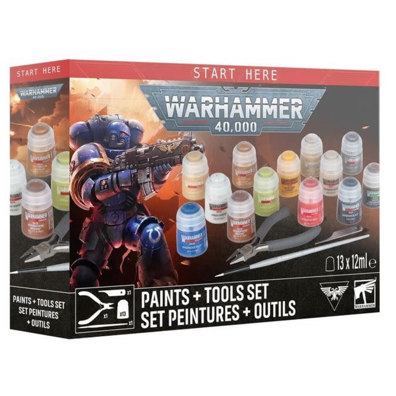 Warhammer 40,000: Paint + Tools Set (2026)