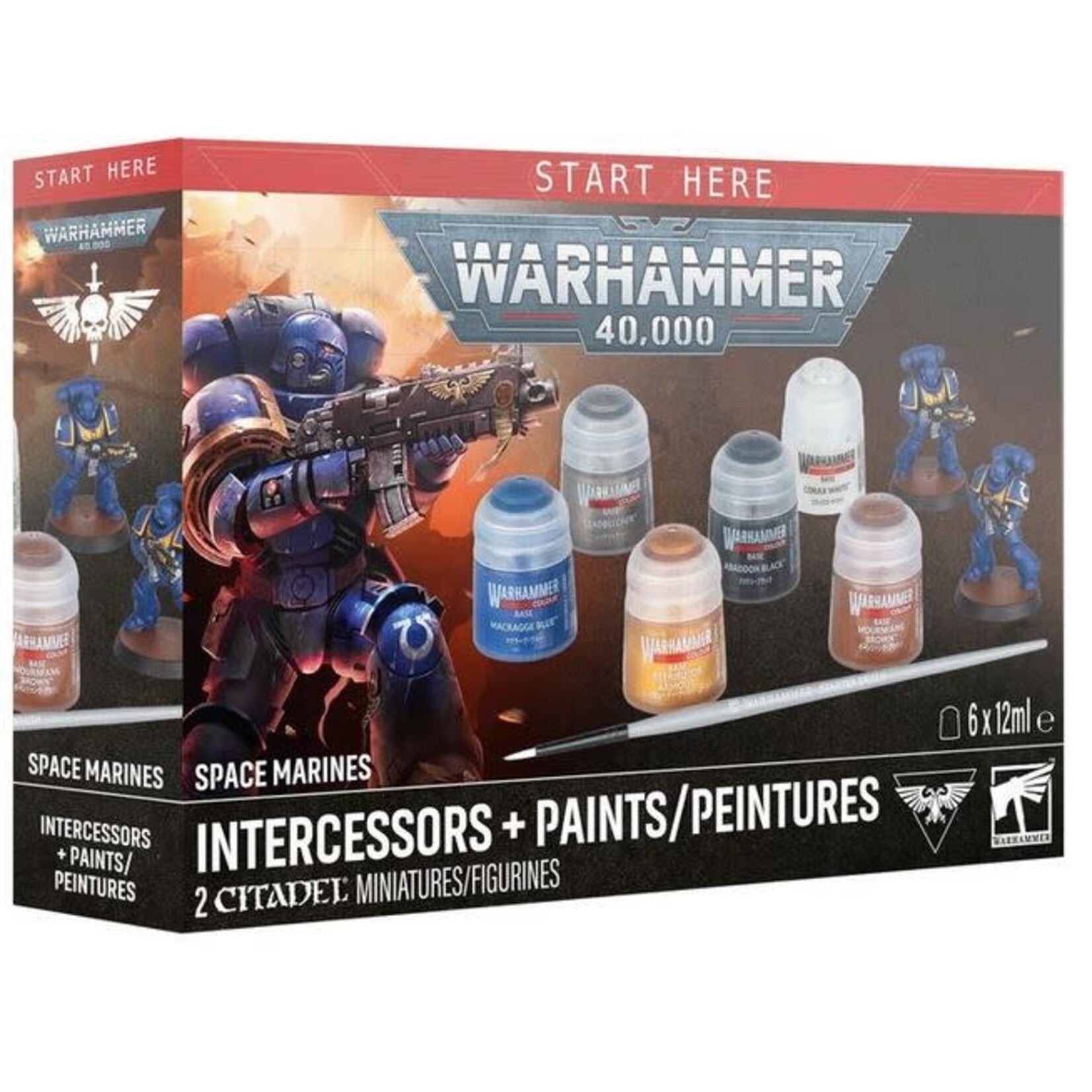 40K: Space Marines: Intercessors + Paints
