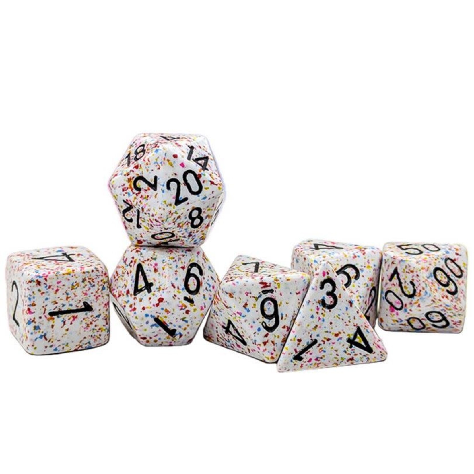 Chessex Speckled Birthday | 7 Die Polyhedral Dice Set | 25321