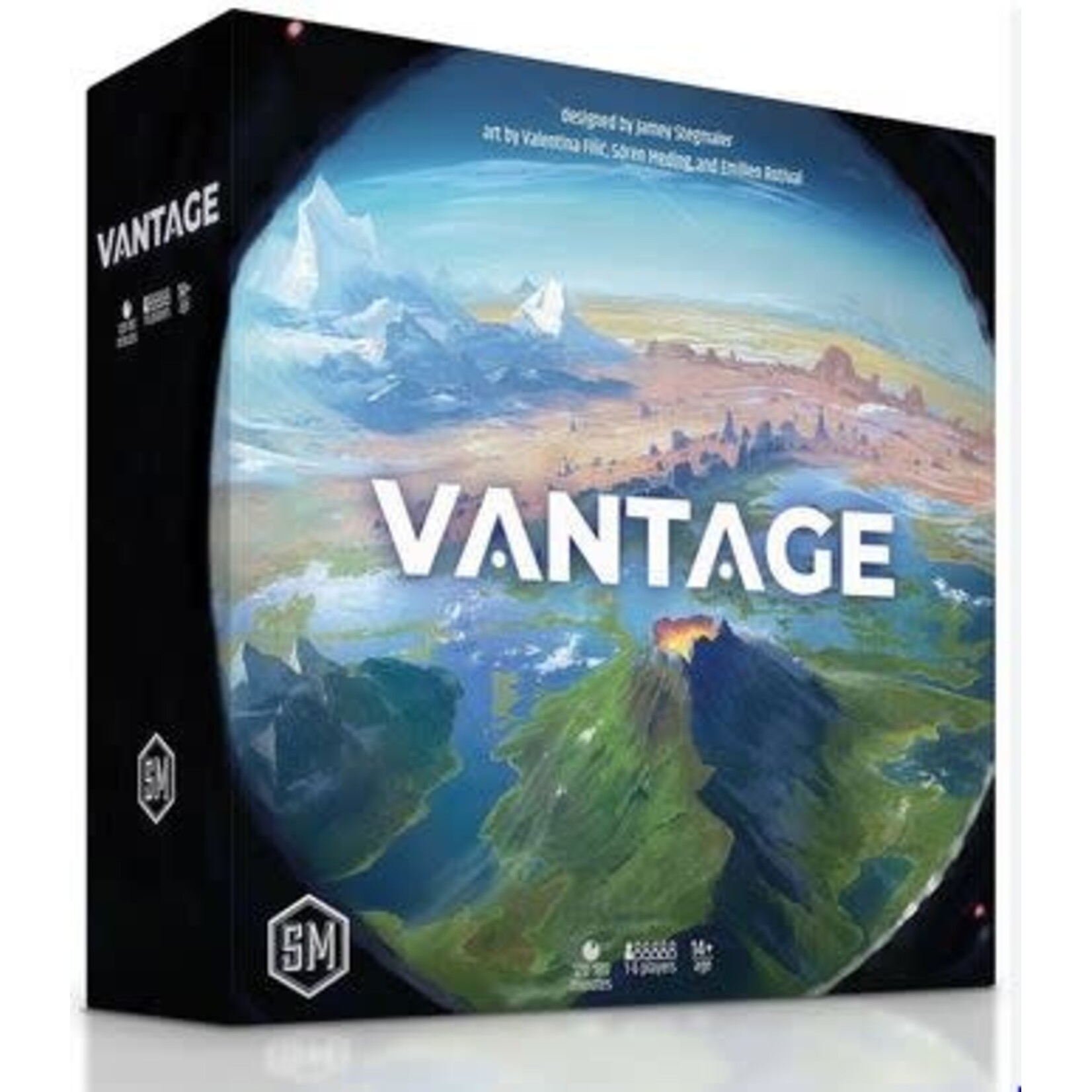 #10427 Vantage + Upgraded Player Boards + Metal Coins Dragon Cache Used Game