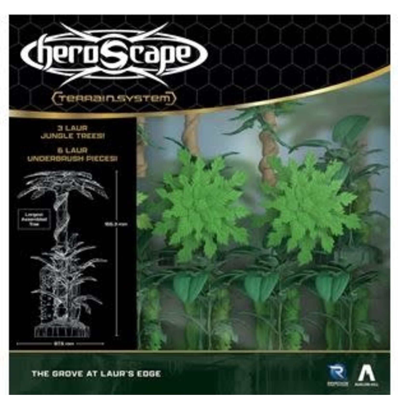 Heroscape: Terrain Expansion - The Grove at Laur's Edge Dragon Cache Game