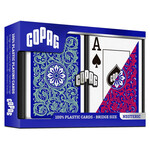 COPAG Playing Cards: COPAG Neoteric Poker Size Jumbo Index Blue/Green/Red 2-Pack