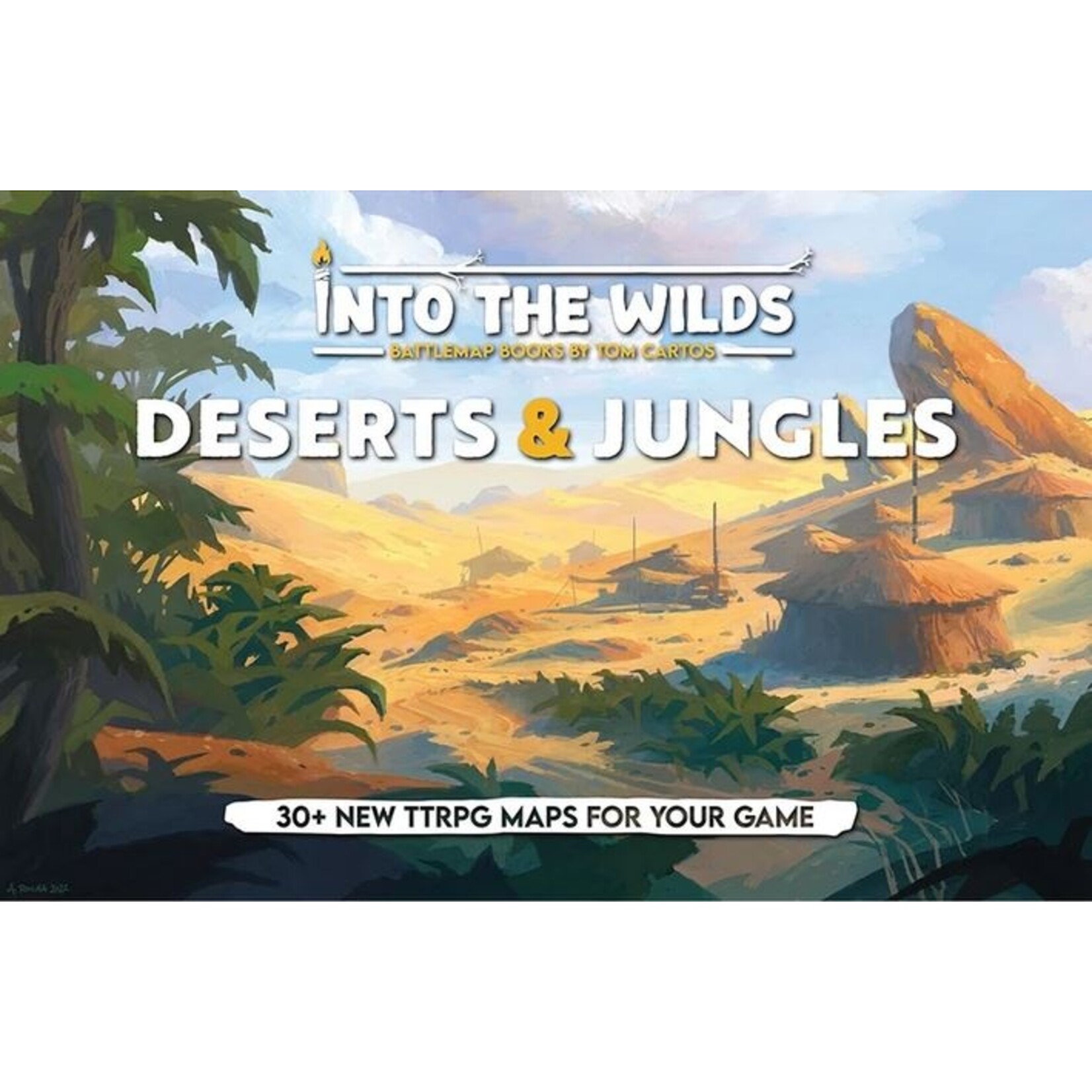 Into the Wilds RPG Battlemap Books: Deserts & Jungles