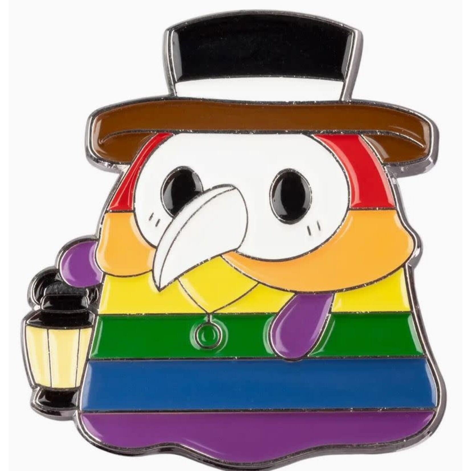 Enamel Pin - Squishable - Rainbow Doctor Plague