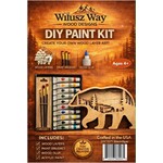 The Wilusz Way Wood Designs Shelf Sitter - DIY Black Bear Paint Kit