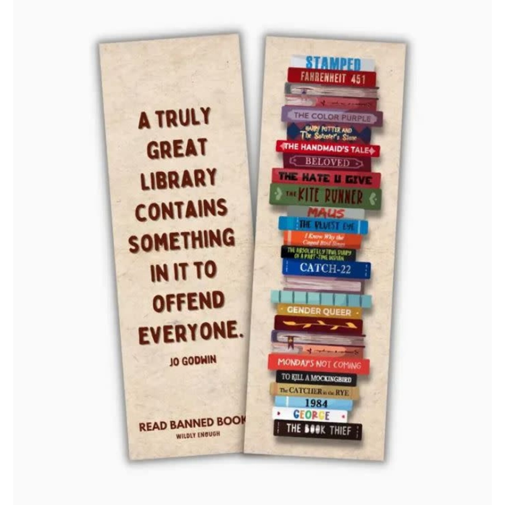 Kingdom of Threads Bookmark - Banned Book Stack