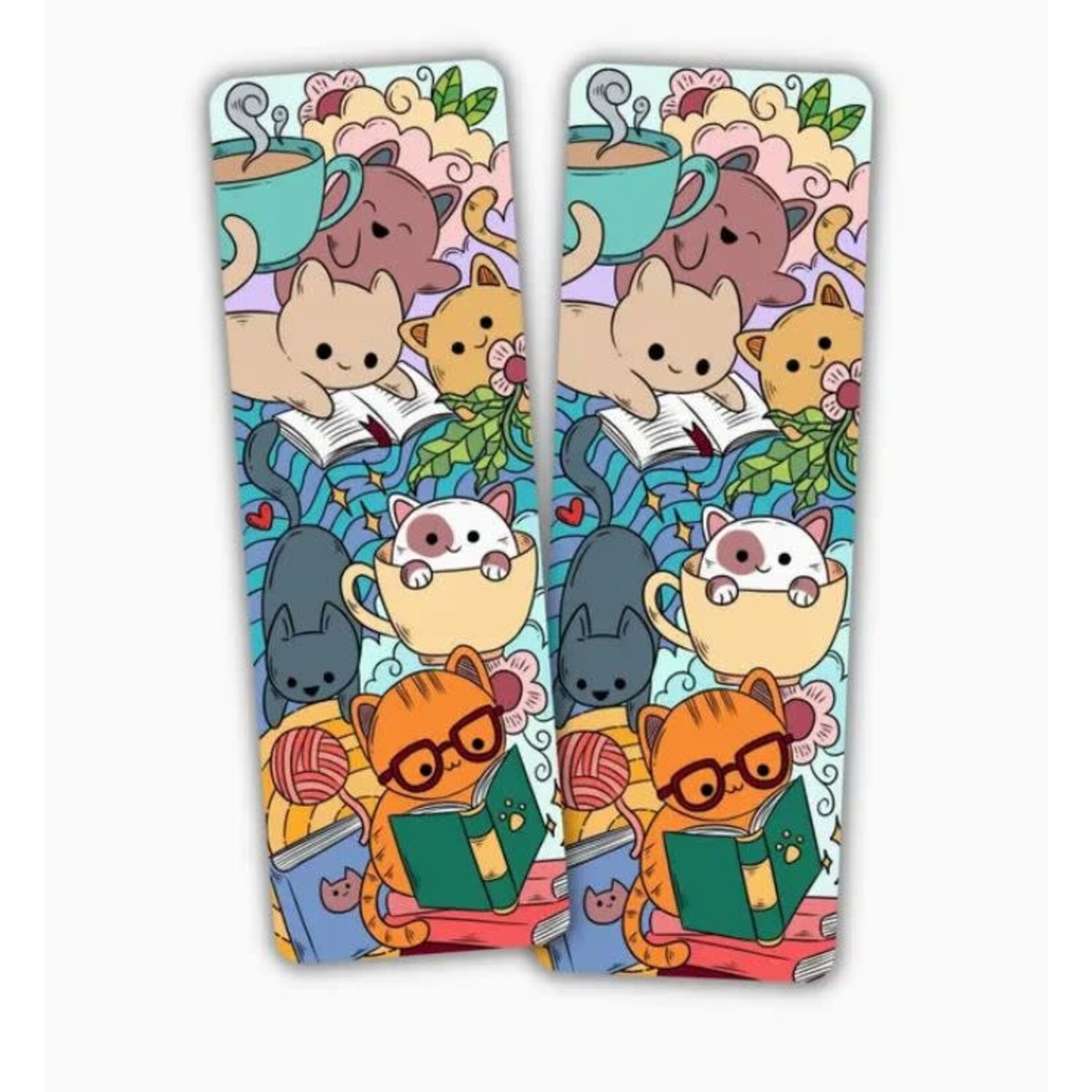 Kingdom of Threads Bookmark - Reading Cat Pile