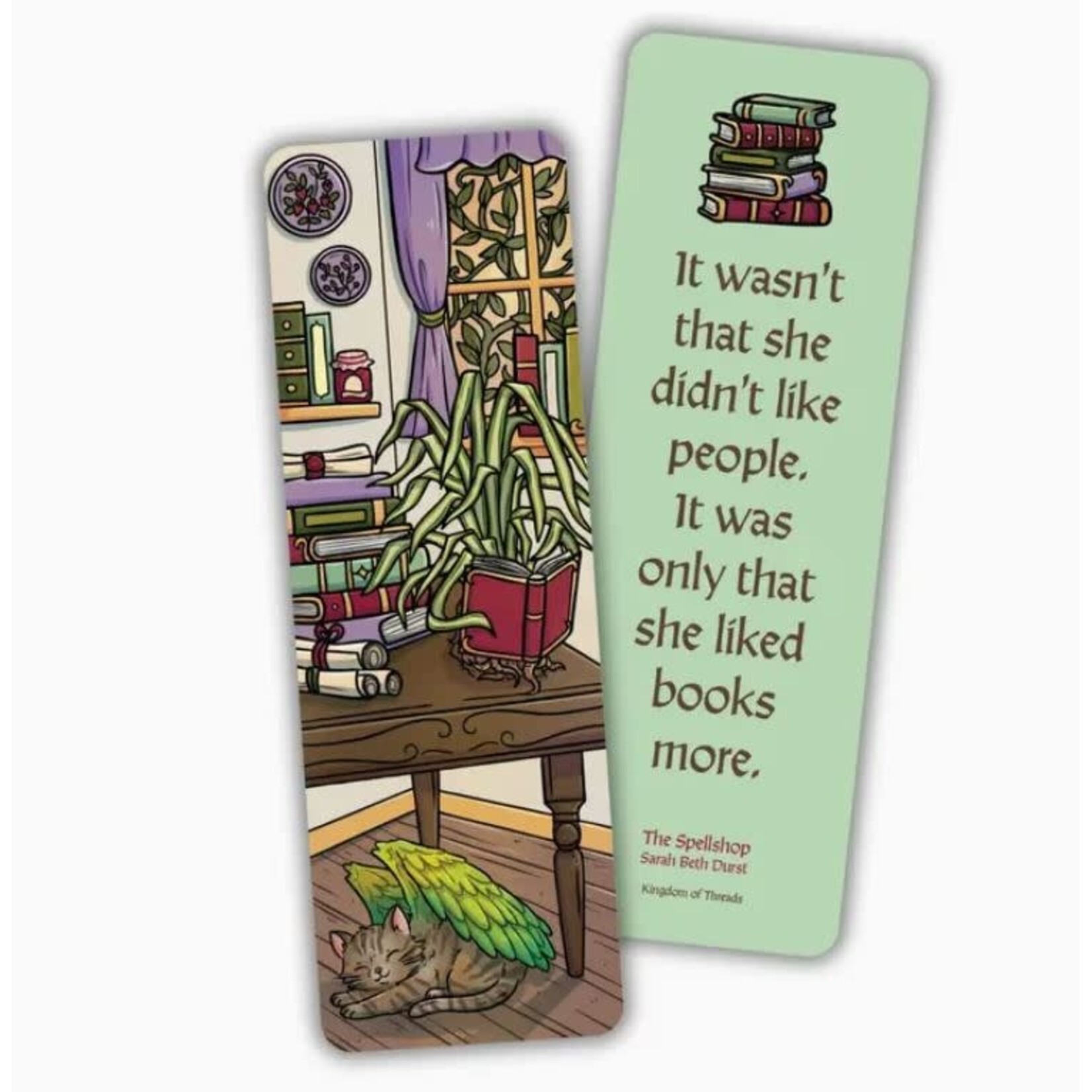 Kingdom of Threads Bookmark - The Spellshop - A Day in the Jam Shop