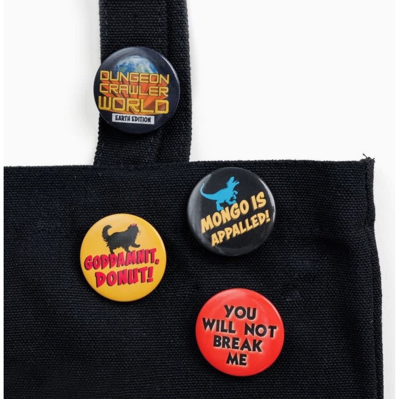 Kingdom of Threads Button Pin Set - Dungeon Crawler Carl
