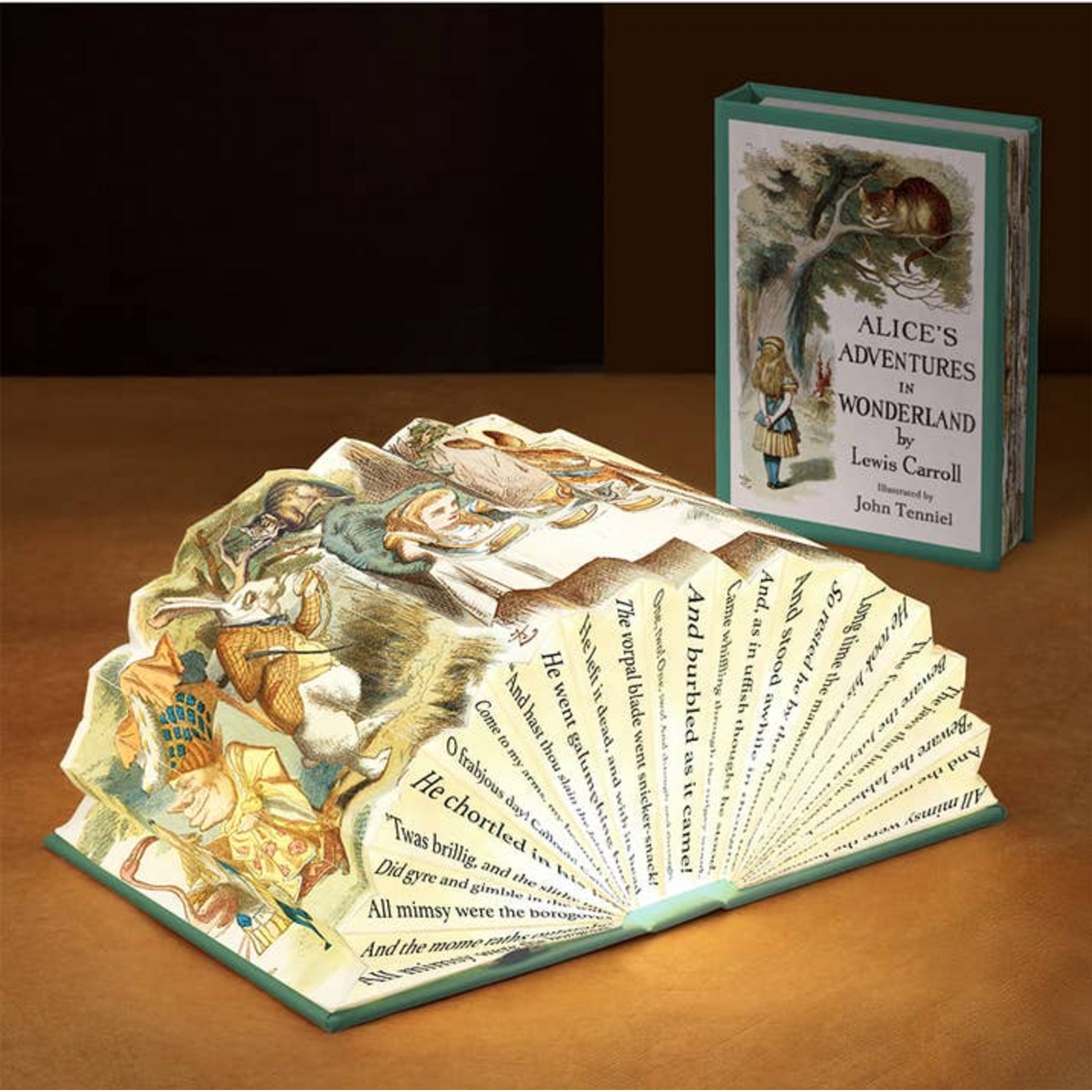 Modgy Light Book - Lewis Carroll Alice in Wonderland