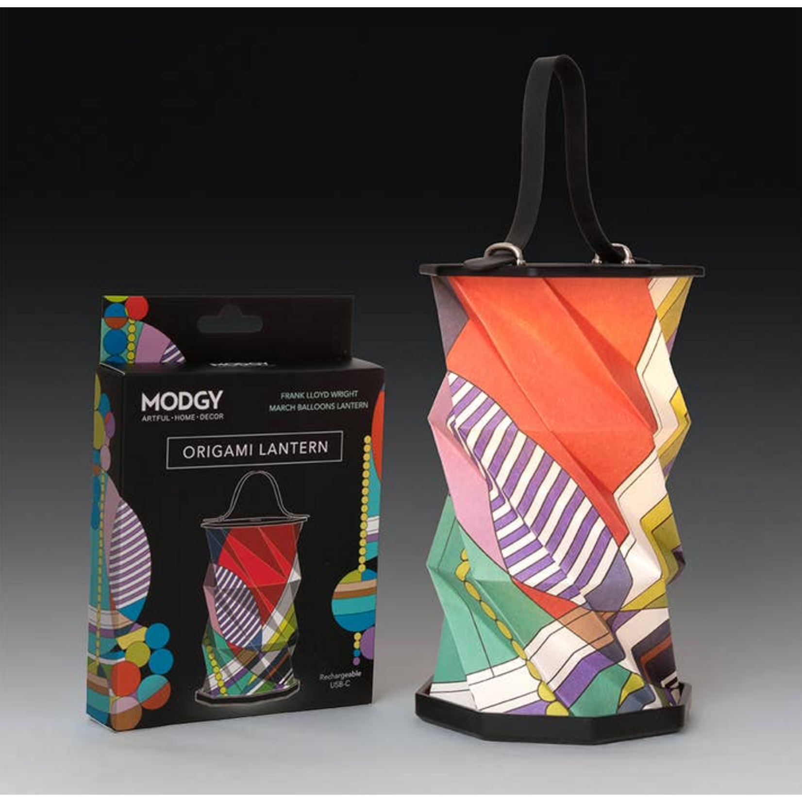Modgy Origami Lantern - Frank Lloyd Wright March Balloons