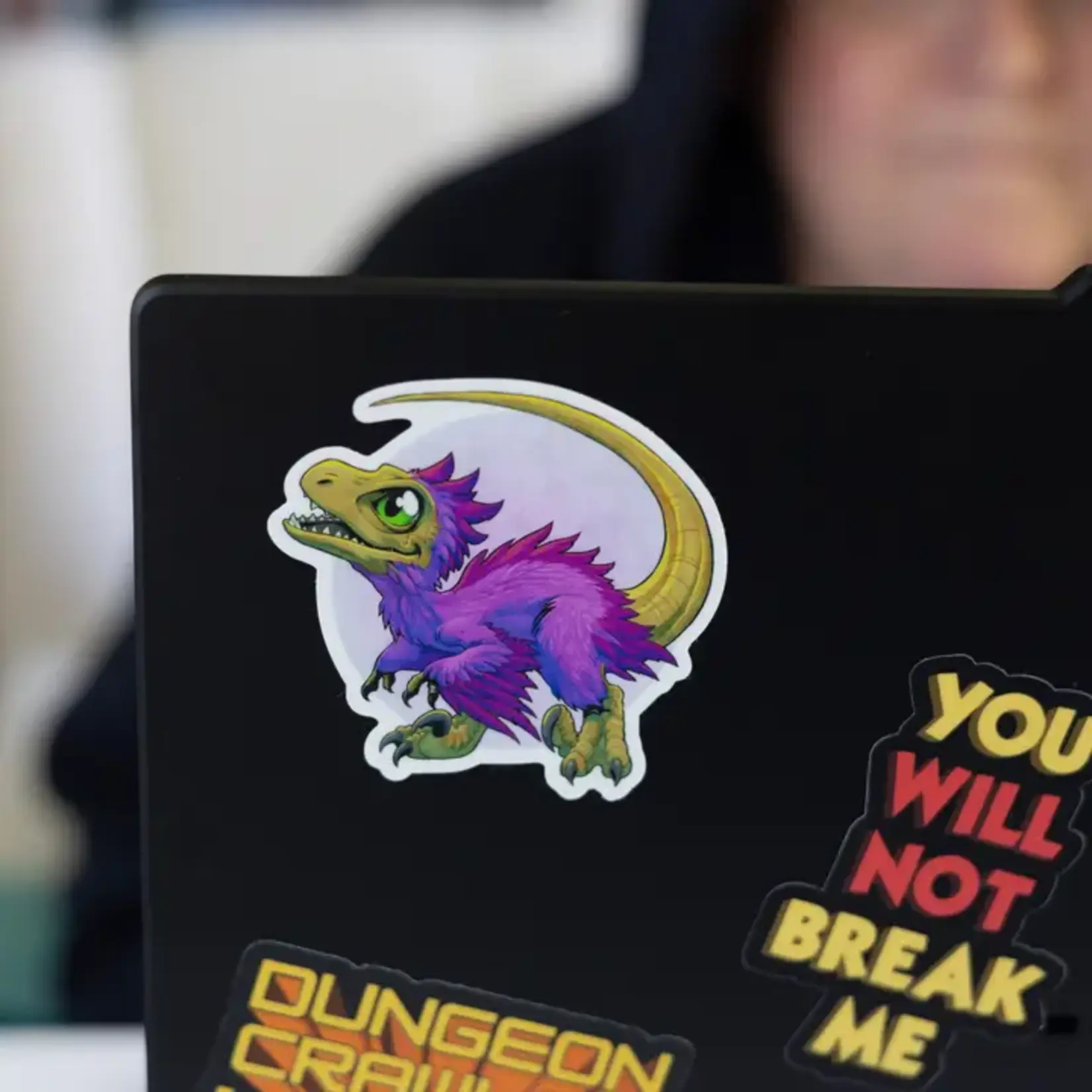 Kingdom of Threads Sticker - Dungeon Crawler Carl - Baby Mongo