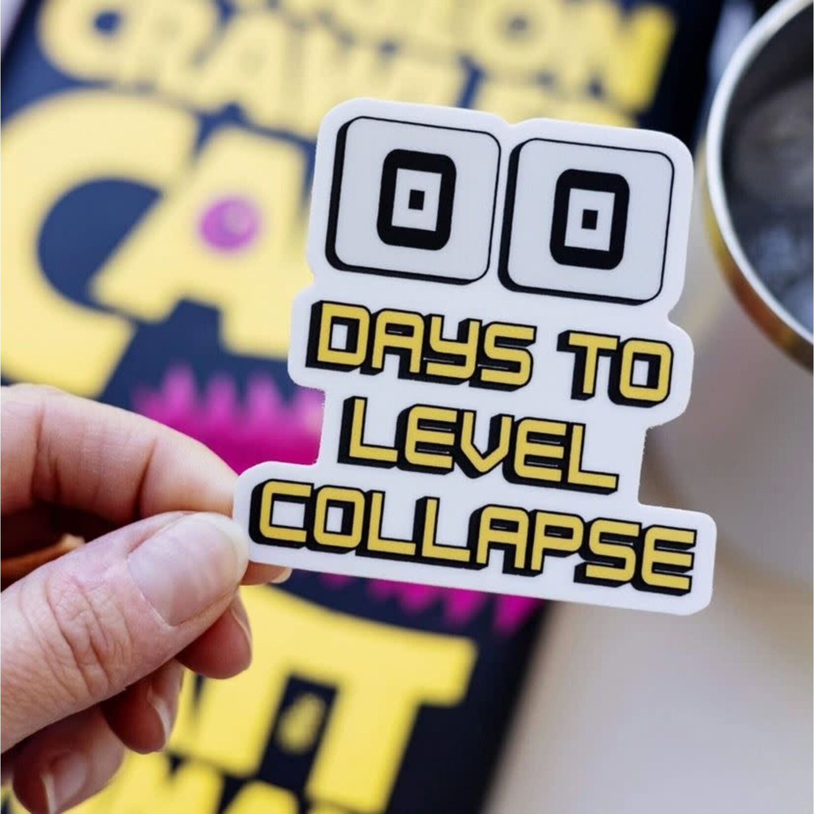 Kingdom of Threads Sticker - Dungeon Crawler Carl - Days to Level Collapse