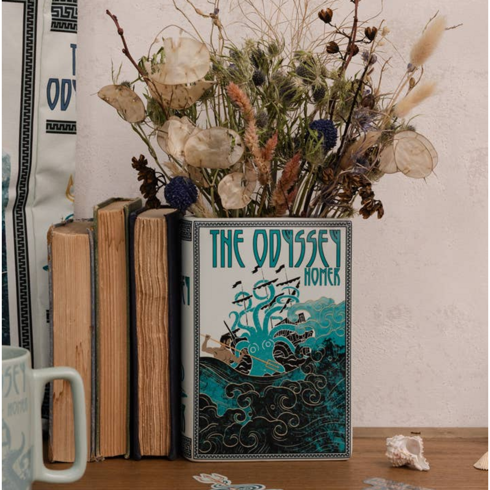 Large Book Vase - The Odyssey